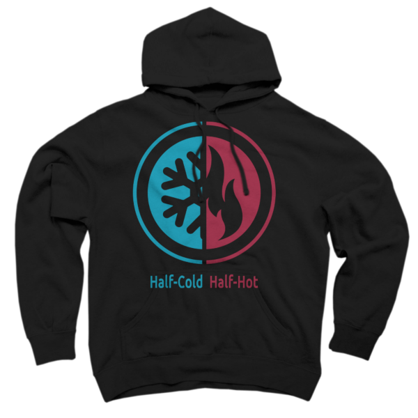 half hot half cold hoodie